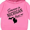 thumbnail image 3 of Inktastic Someone in Michigan Loves Me Toddler Hoodie, 3 of 4