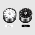 thumbnail image 2 of Kitchen Timer 60min Countdown Mechanical Magnetic Timer No Battery Needed Stainless Steel Countdown Timer for School Classroom Teaching Cooking Office, 2 of 7