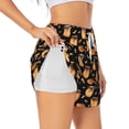 thumbnail image 3 of Lsque Bee and Honey Printed Women's Running Shorts with Liner Pockets,Elastic Quick Dry Workout Athletic Gym Yoga Shorts,Womens High Waist Shorts-Small, 3 of 9