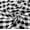Black and White, variant on 1" Checkered Gingham PolyPoplin Fabric by The Yard - 60 Inch Wide for Sewing, Quilting, Tablecloths, Curtains, Apparel, Crafting, DIY Projects