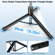QIRITA Selfie Stick Tripod with Light, 67 Portable Phone Tripod with Remote, 360° Rotation Handle, Compatible with Iphone, Android/Vlog
