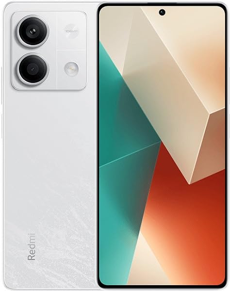 Xiaomi Redmi Note 13 5G + 4G LTE (256GB + 8GB) 6.67" 108MP Triple (Tmobile Mint Tello & Global) Global Bands Unlocked (Artic White Global ROM)