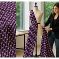 thumbnail image 5 of Soimoi Purple Cotton Voile Fabric Fox & Stripes Kids Printed Craft Fabric by the Yard 42 Inch Wide, 5 of 7