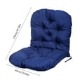 thumbnail image 3 of Cojines de asiento y respaldos para sillas de ratán de interior y exterior con diseño contorneado, correas ajustables, relleno de alta resiliencia, 120x60 cm, múltiples opciones de color., 3 of 7