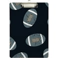 thumbnail image 2 of FMSHPON Footballs Clipboard Hardboard Wood Nursing Clip Board and Pull for Standard A4 Letter 13x9 inches, 2 of 7