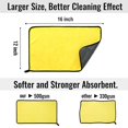 thumbnail image 2 of 4x Microfiber Cleaning Cloth Extra Thick Rag Car Wash Polishing Detailing Towel, 2 of 7