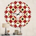 thumbnail image 2 of Designart'motif Rétro Design Abstrait XII Horloge Murale Moderne Mi-Siècle, 2 of 4