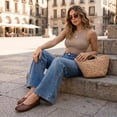 thumbnail image 6 of Cushionaire Maki Tabi Flats for Women, Split Toe Ballet Flats with Flexible Sole and Cushioned Footbed, 6 of 15