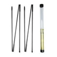thumbnail image 1 of 2 Pack Golf Alignment Stick Golf Alignment Sticks Collapsible Golf Practice Rods Swing Trainer Tools Golf Swing Training Tool black, 1 of 6