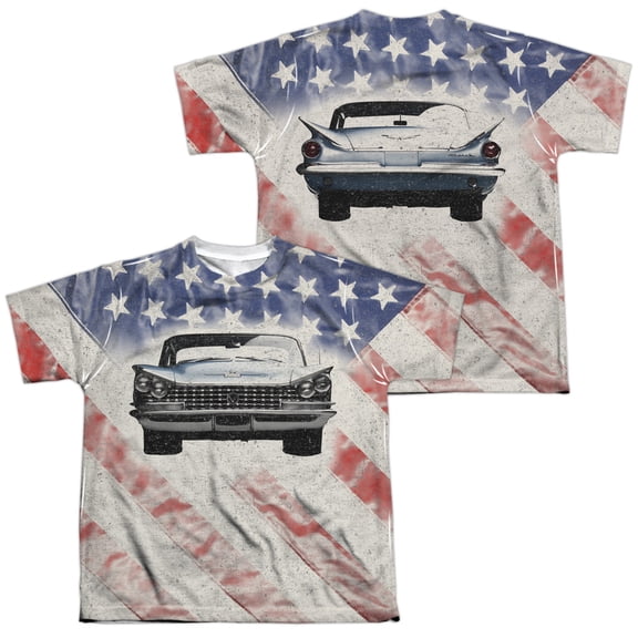 Buick - 1959 Electra Flag (Front/Back Print) - Youth Short Sleeve Shirt - Medium