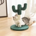thumbnail image 4 of Poste r de gato con forma de cactus de 15 ", torre de árbol de escalada, cuerda de sisal envuelta, bastones y Colco Cat Rasguing Post, 4 of 8