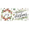 thumbnail image 5 of Merry Christmas Wreath Peel and Stick Wall Decals, 5 of 5