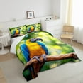 thumbnail image 4 of Erosebridal 3D Parrot Comforter Sets King Size, Kawaii Animals Comforters & Duvets, Botanical Decor, 3-Piece, 4 of 8