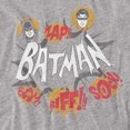 thumbnail image 2 of Batman Classic Tv Sound Effects Women's T Shirt, Athletic Heather, Large, 2 of 6