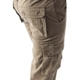thumbnail image 6 of Ma Croix Mens CARGO PANTS with Utility Belt Lightweight Relaxed Straight Fit Twill Cotton Work Outdoor Tactical, 6 of 8