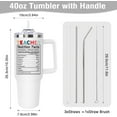 thumbnail image 3 of Teacher Appreciation Gifts, 40oz Tumbler Cup Teacher Gifts for Women Men, Best Thank You Teacher''s Day Gift from Students, Back To School, Graduation, Birthday, Retirement Coffee Mug Gift, 3 of 6