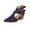 Purple, variant on Nmnitkp Women's Slingback Stiletto Heels Stretch Strap Slip On Pumps Shoes Pointed Toe Backless Patent Leather Dress High Heels