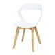 thumbnail image 5 of Set de Sillas Mundo In Moura 4 Sillas para Comedor Sala Moderna Blanca, 5 of 7