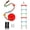 Rainbow, variant on RedSwing 6.6 Ft Rope Ladder for Kids, Climbing Ladder with 1 Strap, Great for Swing Set, Outdoor, Tree House, Playground, Ninja Slackline