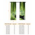 thumbnail image 6 of Fsddascl Lake Boat Pastoral Blackout Curtains for Bedroom/Living Room, Thermal Insulated Kitchen Curtains, Modern Farmhouse Lake Tree Grommet Darkening Window Treatment Drapes 42"x84"x2, 6 of 6