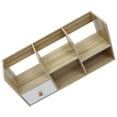 thumbnail image 4 of Multi-layer Organization Storage Rack For Home Use Displaying Cosmetics And Stationery In 62X30X19CM Beige 1Pcs, 4 of 4