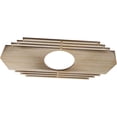 thumbnail image 2 of Ekena Millwork 26"W x 13"H x 6 7/8"ID x 3/8"T Chrysler Wood Fretwork Pierced Ceiling Medallion, Hickory, 2 of 3