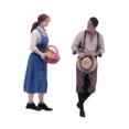 thumbnail image 2 of Figuras en miniatura de una pareja de granjeros a escala 1:64, ideales para juegos de rol, dioramas y de arena. Modelos realistas para escenas., 2 of 9
