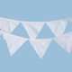 thumbnail image 5 of 12 banderas 3,2 m algodón blanco fiesta boda banderín banderines decoración Wdftyju Libre de BPA, 5 of 9