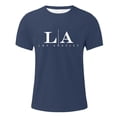 thumbnail image 2 of Plus Size T Shirts for Men Designs Trendy Loose Fit Crew Neck Holiday Tees Clothes Short Sleeve Performance Tee for Gym Tennis, 2 of 5