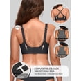 thumbnail image 4 of Sujetador OEAK, sin costuras, festoneado, sin aros, para flexiones, negro XL, 4 of 6