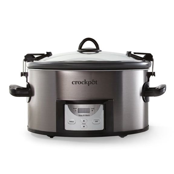 Crock-Pot Programmable 6-Qt Slow Cooker with MyTime Technology, Stainless Steel