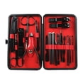 thumbnail image 1 of Ensemble de Coupe-Ongles en Acier Inoxydable, Rasoir de Manucure Portable, Outils de Pédicure, 18 Pcs/ensemble avec Rasoir à Sourcils, 1 of 8