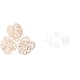 thumbnail image 1 of Juego de decoración de pared con espejo acrílico con hojas de palma y peces para dormitorio, baño y sala de estar con temática de selva tropical., 1 of 8