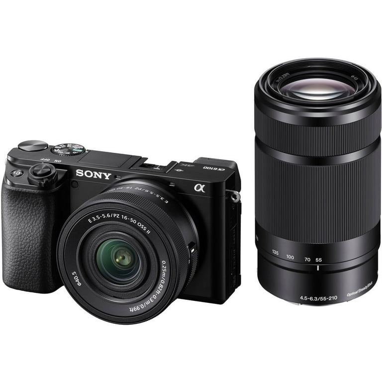 Sony Sony Alpha A6100 Mirrorless Digital Camera, with 16-50mm and