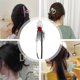 thumbnail image 3 of Skeleton Hand Headband with Gothic Flowers, Punk Style Bone Hair Accessory for Halloween, 1 Piece, 3 of 5