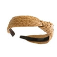 thumbnail image 2 of Guardurnaity Diadema tejida hueca con nudo estilo bohemio, diadema de ganchillo, accesorios para peinados, diademas de verano para mujer Accesorio para el cabello tipo 4, 2 of 6