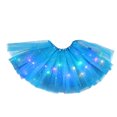 thumbnail image 2 of 3 Layers Tutu for Toddler Girls Tulle Ballet Dance Skirts Princess Kids Dress up Birthday Party Sky Blue, 2 of 3