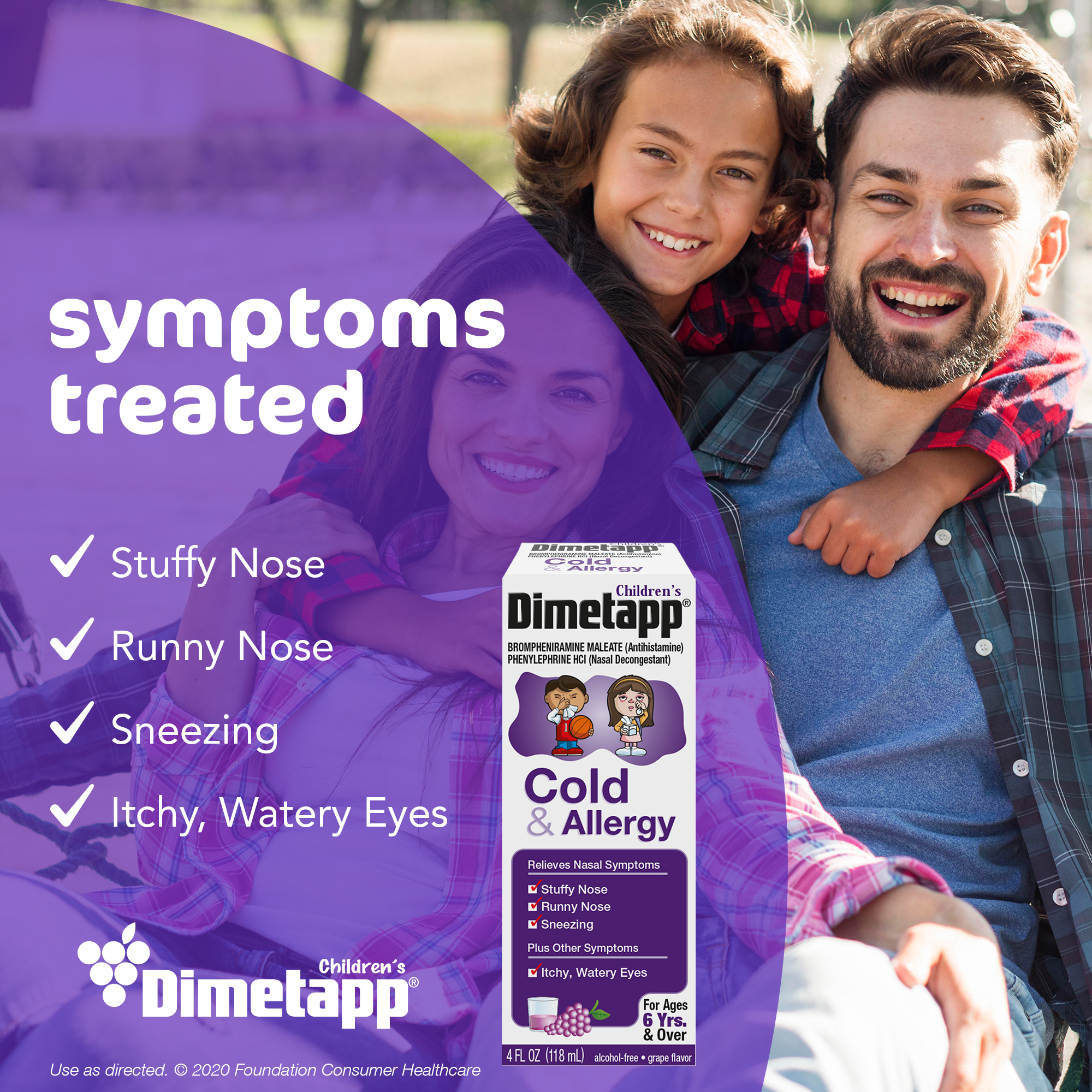 Buy Children's Dimetapp Cold and Allergy, Antihistamine, AlcoholFree