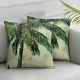 thumbnail image 3 of nygtbtfer Outdoor Decorative Throw Set of 2 Pillowcases Linen Cushion Covers for Couch Bed Sofa Decor White, 3 of 7