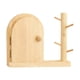 thumbnail image 2 of Adhesivo de pared para interruptor de lámpara, diseño minimalista de madera para puerta de cabina Beige, 2 of 8