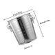 thumbnail image 2 of GOOHOCHY Cubeta De Hielo De Acero Inoxidable Con Doble Asa Para Bar Y Plata, 2 of 8