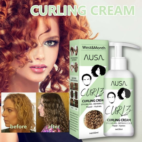 OugPiStiyk Hair Treatment Serum, Curly Hair Elastin Moisturizing Curly Hair Styling Elastic Strengthening Hair Smoothing Frizz and Hair Care50ml