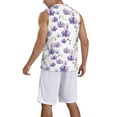 thumbnail image 2 of Sikiie Orchids Flowers Basketball Jersey Reversible Men's Mesh Athletic Sports Shirts Training Practice S-4XLSmall, 2 of 6