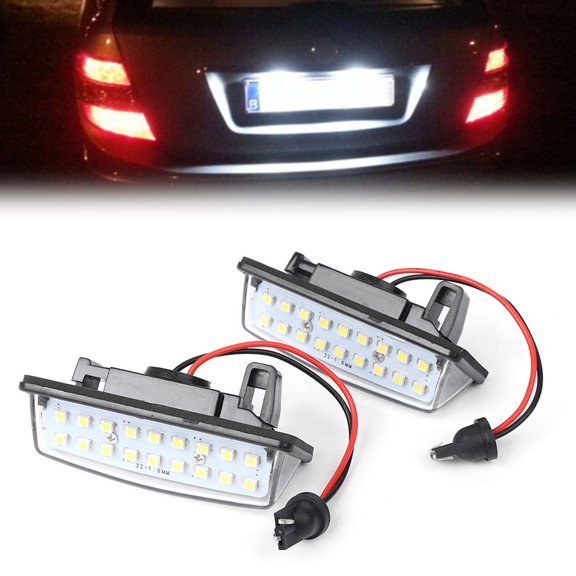 BFY For Nissan Murano Altima Pathfinder Quest Sentra Rogue Versa Note Maxima LED license Number Plate Light Lamp Lighting CE 2PCS