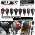 thumbnail image 2 of Walnut Leather Chrome Automatic Transmission Gear Shift Knob For Lexus Rx350 Rx450h Is250 Is350 Es300 Es350 Gs300 Gs350 Ls460, 2 of 5