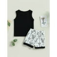 thumbnail image 4 of Coduop Infant Boys Summer Clothes Cow Head Sleeveless Tank Tops and Shorts 2Pcs Outfit Set, 4 of 7