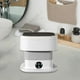 thumbnail image 1 of Mini Lavadora Plegable con Cesta de Drenaje Conveniente Capacidad de 10 L Fácil de Operar Lavadora de Ropa Interior Ahorro de Tiempo para Viajes en RV 60W Gris, 1 of 8