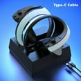 thumbnail image 4 of Mooroer PS VR2 Charging Station for Sony PS VR2 Sense Controllers with LED Light Magnetic High Speed Charging Dock Holder with Removable Type-C Charging Port Charging Dock for Sony PS VR2 Accessories, 4 of 7