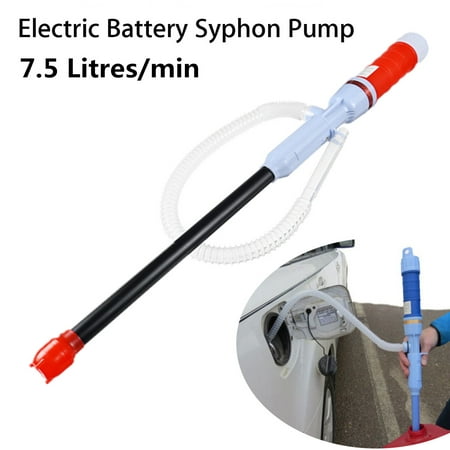 Auto Electric Battery Siphon Pump 7.5 litres/Min Liquid Transfer for Water Gas Oil Liquid Syphon Pump, for Fish Tank Change