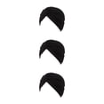 thumbnail image 2 of Turbante musulmán Sonducket Gorras Frente Color Pre-Atado Nudo Sombreros Elástico Plisado negro, 2 of 6